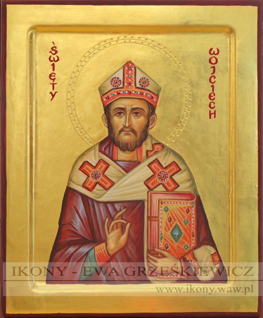  św. Wojciech  ikona kupiona w pracowni ikon w Warszawie