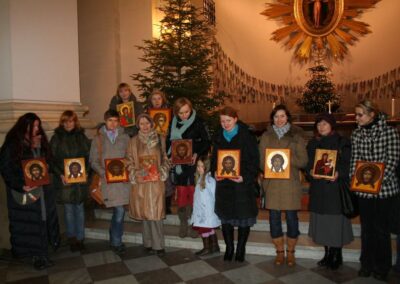 Warsztaty malowania ikon w warszawskiej Sztukarni – pierwsza edycja (listopad 2011 – styczeń 2012)