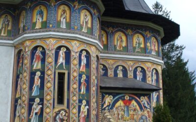 Klasztor w Neamt (Rumunia) z piękną ikoną Matki Bożej